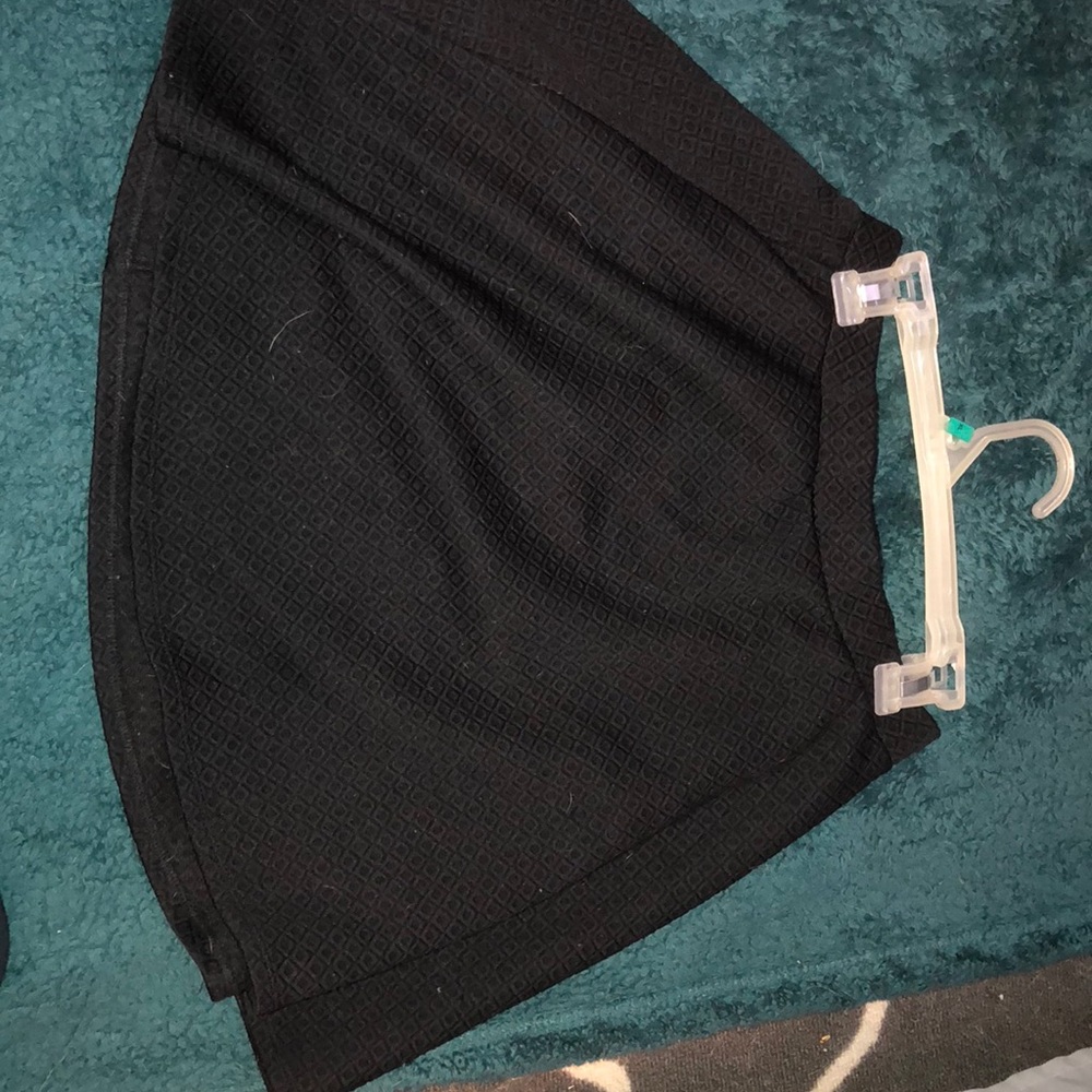 Black skater skirt